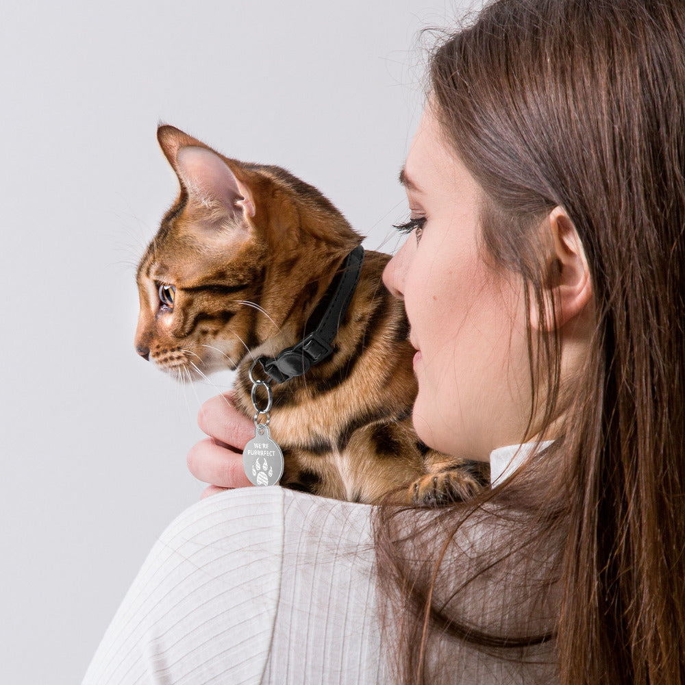 Engraved - Tag "We're Purrrfect"