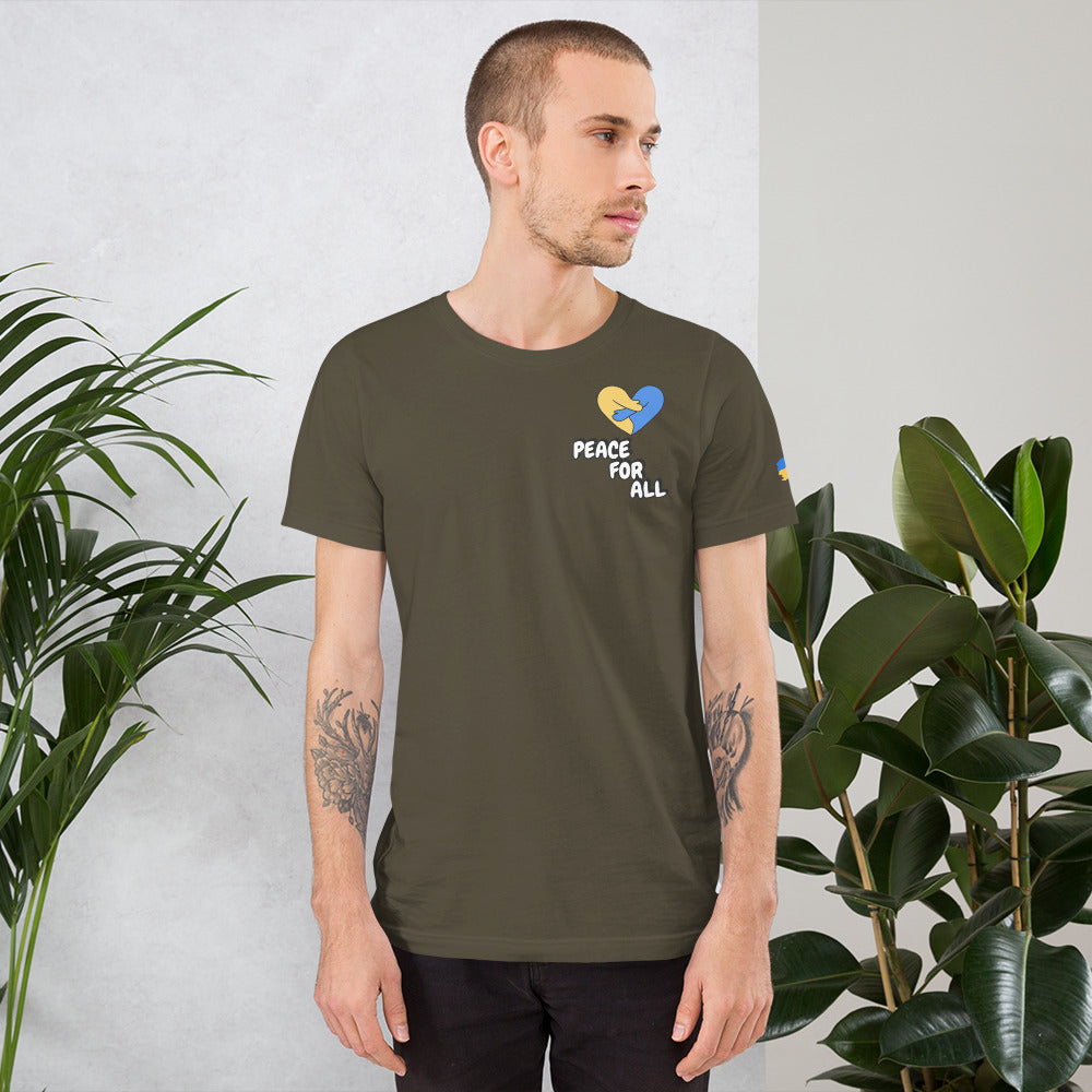 Shirt - Unisex Short-Sleeve Ukraine Peace Tee