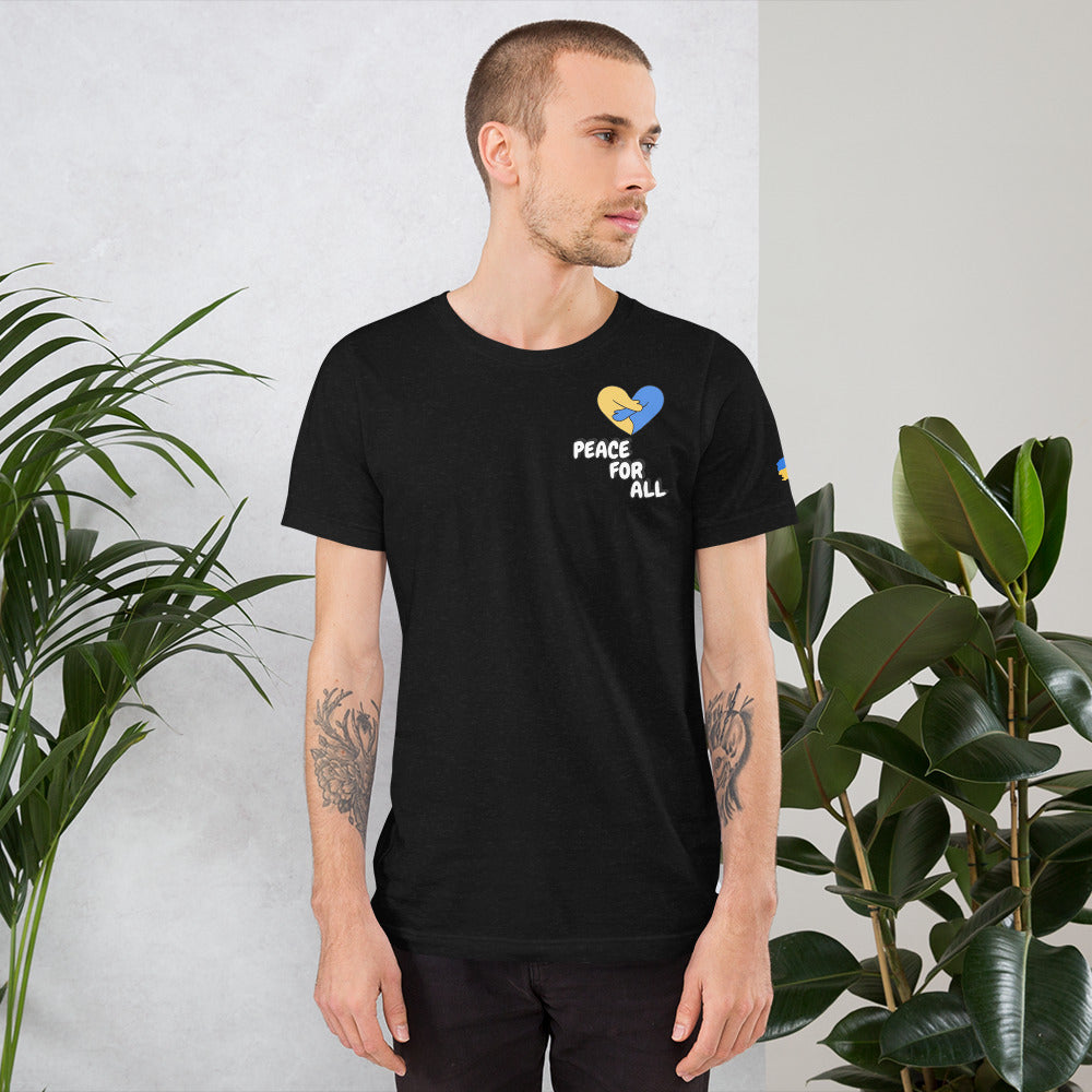 Shirt - Unisex Short-Sleeve Ukraine Peace Tee