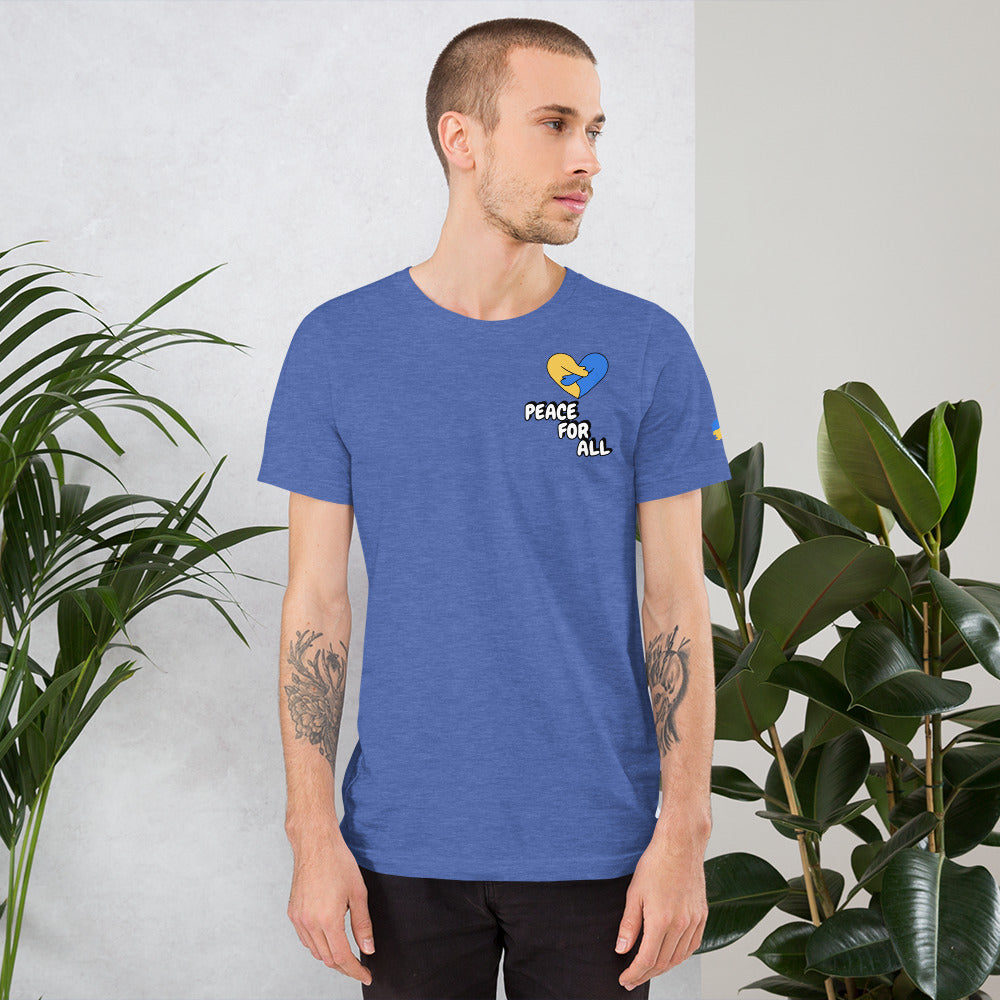 Shirt - Unisex Short-Sleeve Ukraine Peace Tee