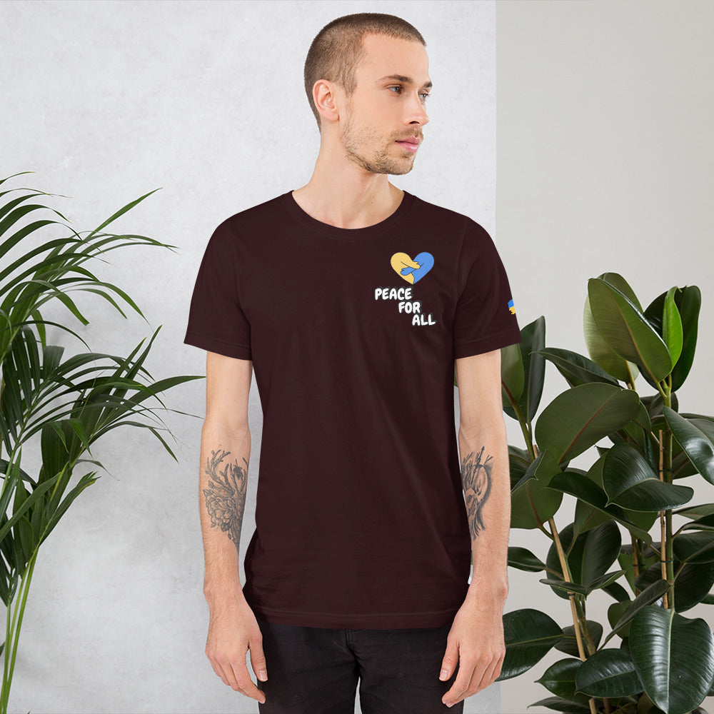 Shirt - Unisex Short-Sleeve Ukraine Peace Tee