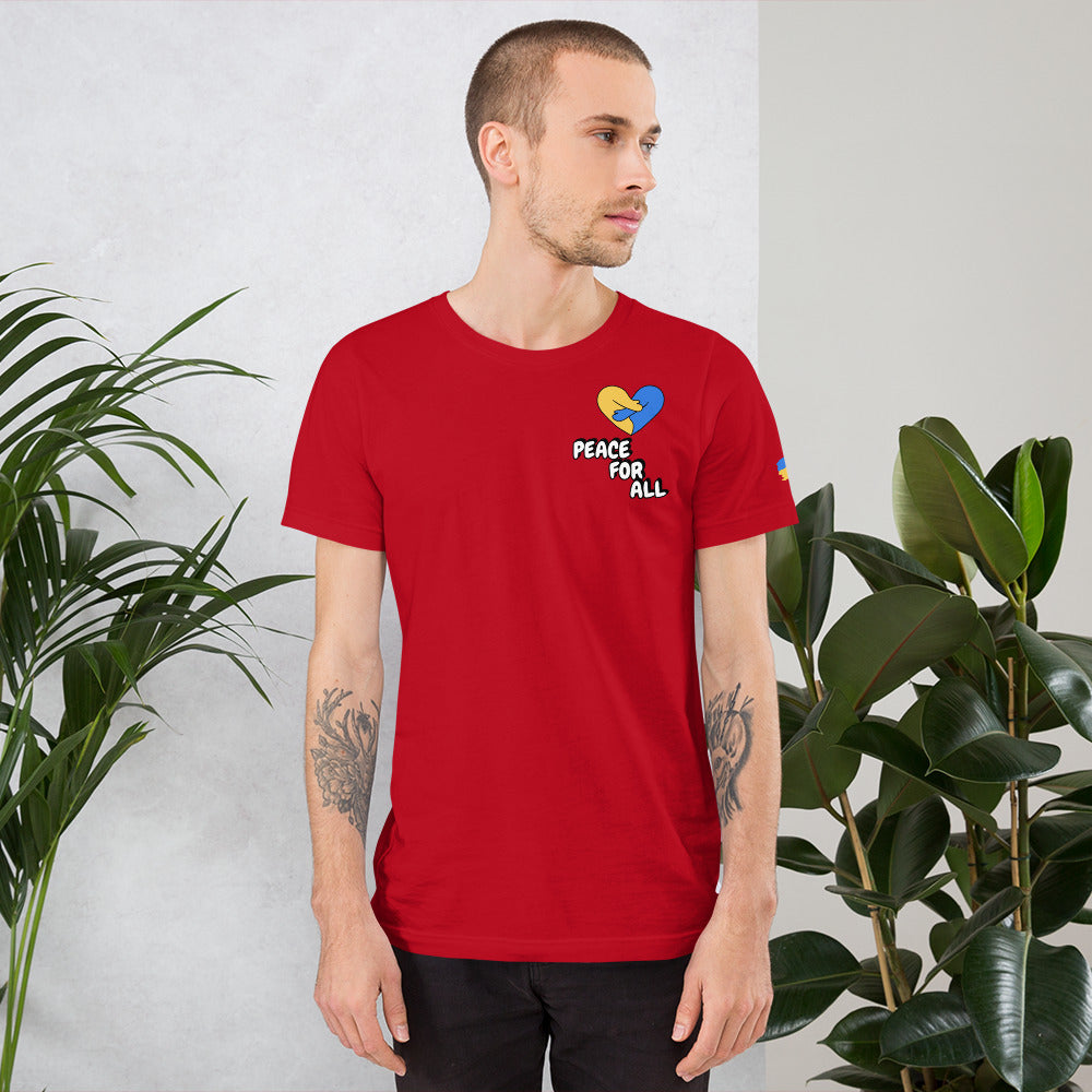 Shirt - Unisex Short-Sleeve Ukraine Peace Tee