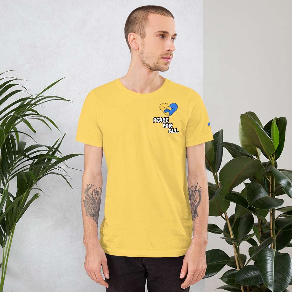 Shirt - Unisex Short-Sleeve Ukraine Peace Tee