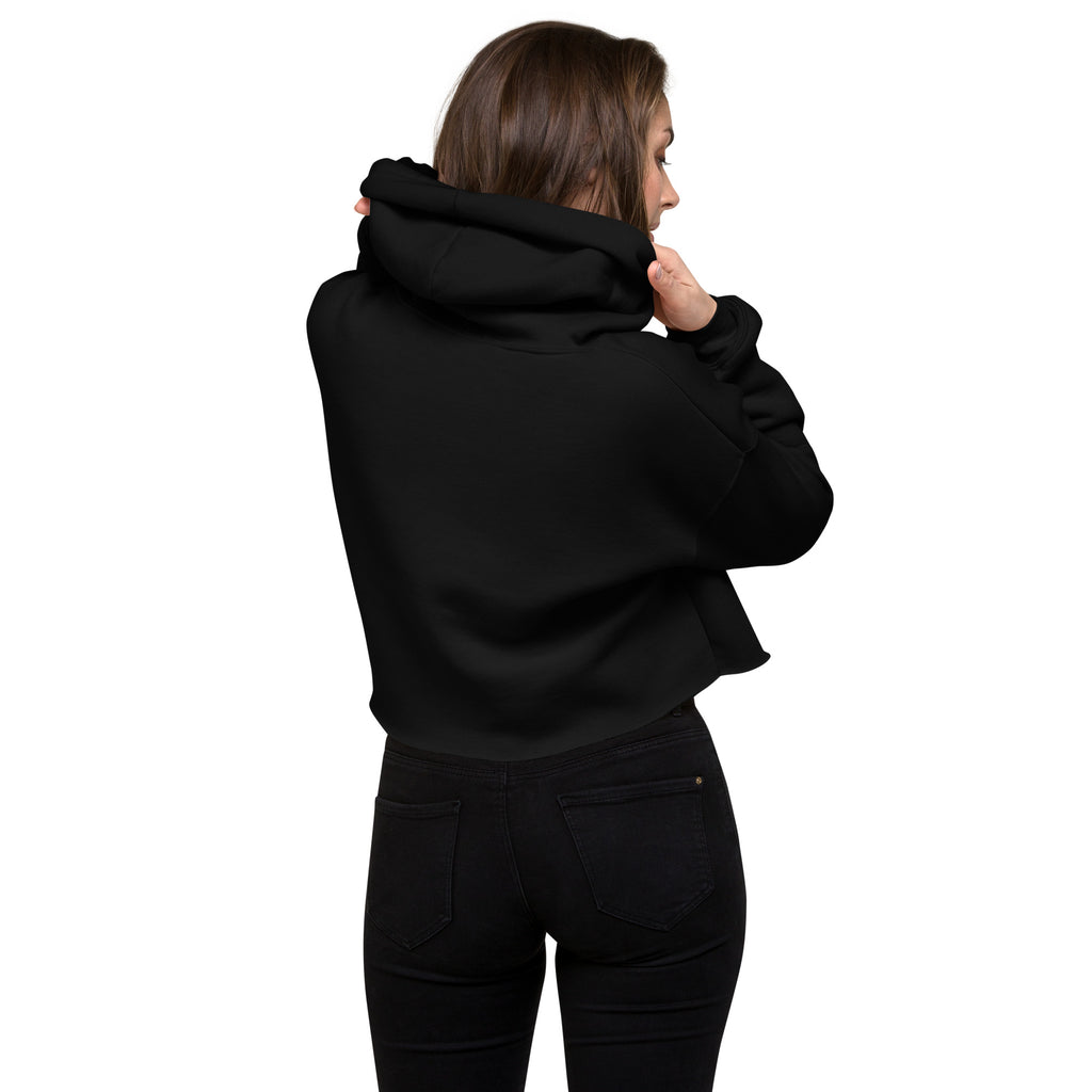 Simple Plain Crop Hoodie