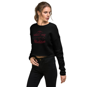 Sweatshirt - Women's Mistletoe Crop