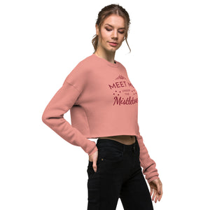 Sweatshirt - Women's Mistletoe Crop