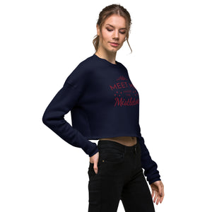 Sweatshirt - Women's Mistletoe Crop
