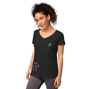 Shirt - Women's Fitted V Neck