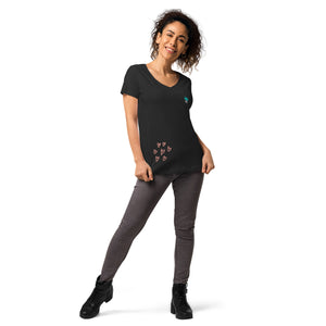 Shirt - Women's Fitted V Neck