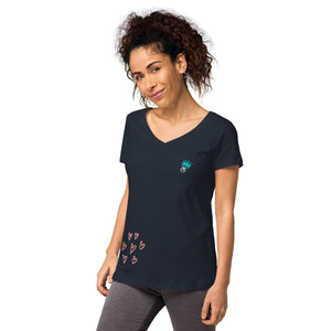 Shirt - Women's Fitted V Neck