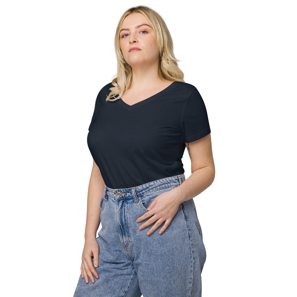Shirt - Women's Fitted V Neck