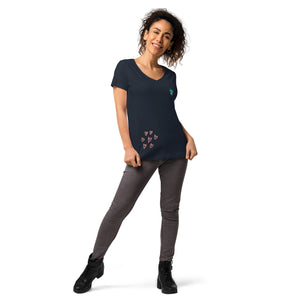 Shirt - Women's Fitted V Neck