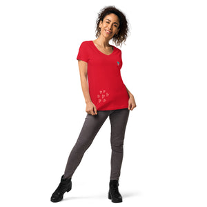 Shirt - Women's Fitted V Neck
