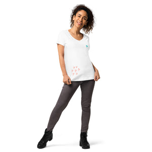 Shirt - Women's Fitted V Neck